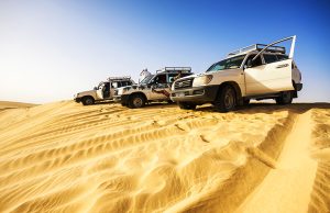 Desert safari cars in Dubai